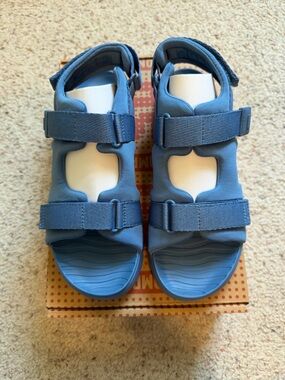 Camper Kids Oruga Blue Sport Sandals EU 35 US 3 Adjustable Straps